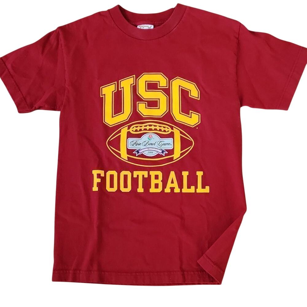 USC Rose Bowl Game National Championship 2006 Men's small red t-shirt